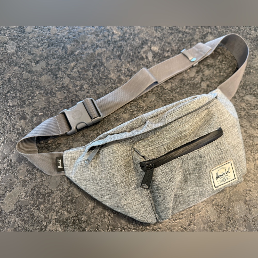 Herschel Supply Company Black and Gray Belt Bag
